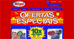 Desktop Screenshot of lojasmagal.com.br