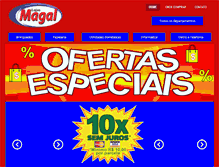 Tablet Screenshot of lojasmagal.com.br